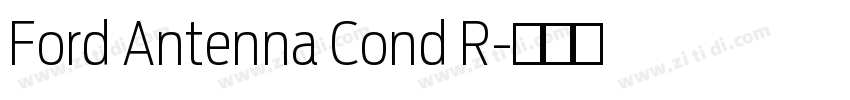 Ford Antenna Cond R字体转换